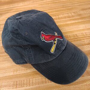 '47 Brand St. Louis Cardinals MLB Faded Black  Adjustable Dad Baseball Hat Cap